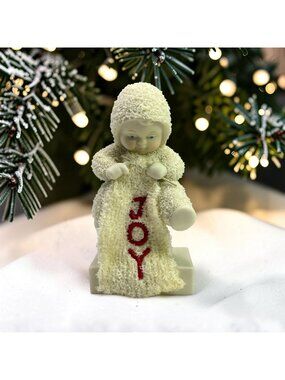 Dept 56 Snowbabies "Knitting Is Pure Joy" Figurine Collectible from 2005